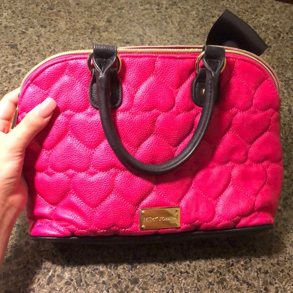 Fuchsia Betsey Johnson Handbag - Picture 2 of 6